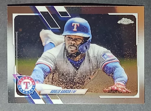 2021 TOPPS CHROME UPDATE ADOLIS GARCIA TEXAS RANGERS #USC64