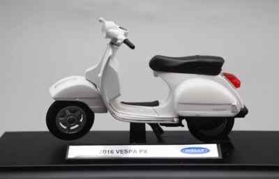 Welly 1/18 Vespa PX 2016 Motorcycle Diecast Scooter Bike Model Toy