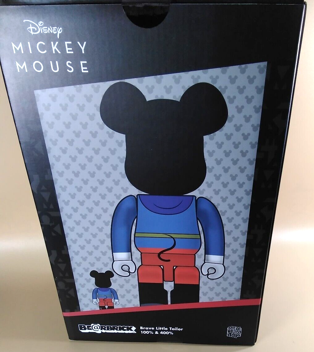 MEDICOM TOY BE@RBRICK MICKEY MOUSE Brave Little Tailor 100 MEDICOM TOY BE@RBRICK MICKEY MOUSE Brave Little Tailor 100