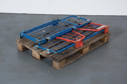 Gitteraufsatzrahmen f. Palette Palettenaufsatz Stapelbox Gitterbox 120x80x40 cm - Bild 9 von 10