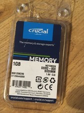 Crucial 1gb Memory DDR2-800 Sodimm 1.8v Cl6