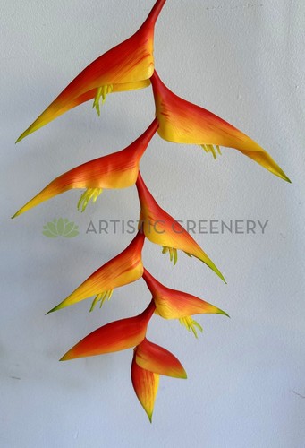 NEW Artificial Flowers/Plants F0464 Hanging Heliconia 140cm (Tropical Flower) - Picture 2 of 4