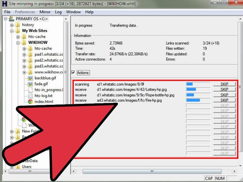 Kopiarka stron internetowych HTTrack | Pobieranie i kopiowanie stron internetowych | Rip URL | na USB lub DVD - Zdjęcie 3 z 9