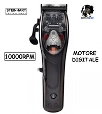 STEINHART BLACK METAL CORDLESS CLIPPER 10000RPM STYLECRAFT 
