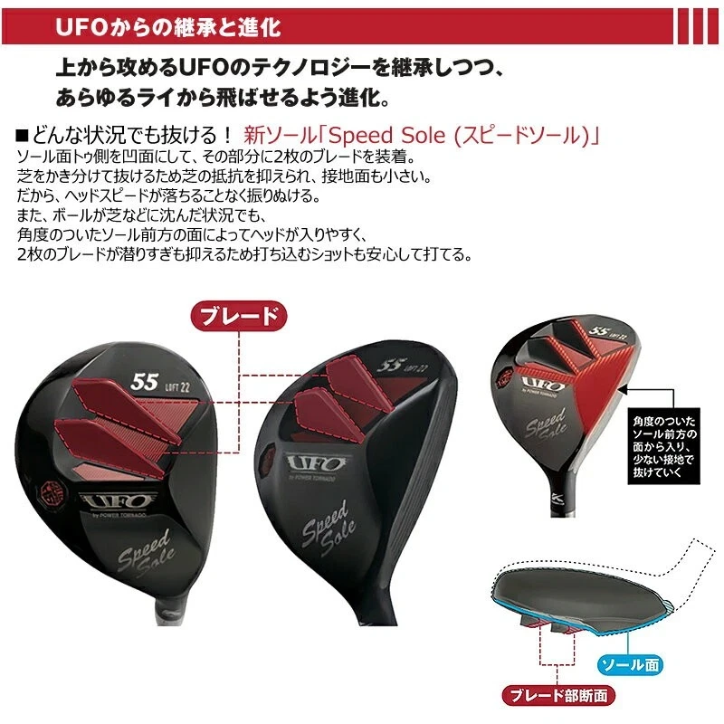 KASCO UFO speed by Hybrid 88 34deg RH Falcon graphite Flex Regular HC New - Image 3 of 4