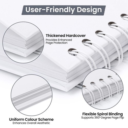 Fotoalbum zum Selbstgestalten 8-inch Fotobuch zum Einkleben Quadratisches Har... - Bild 4 von 7