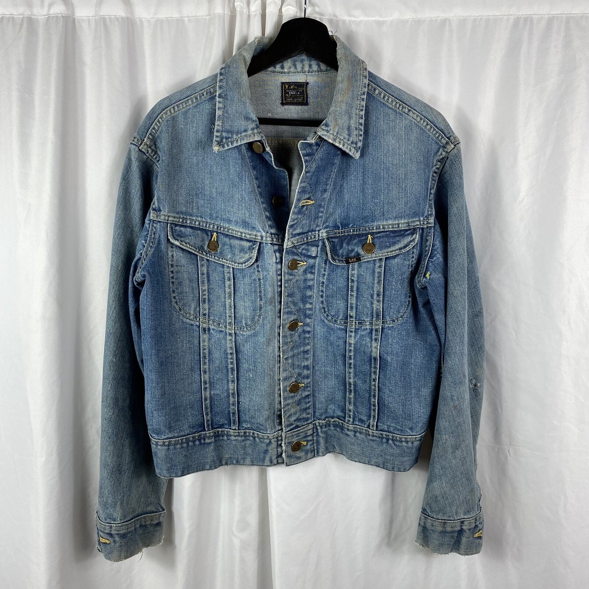 Vintage 1960s Lee Riders Denim Jean Jacket | eBay