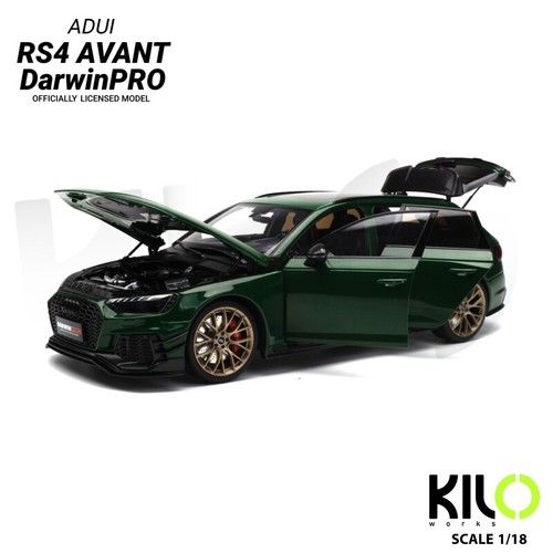 1:18 Scale KILOworks Audi RS4 B9 Darwinpro Avant 2022 Metal Diecast Model Car - Picture 6 of 11
