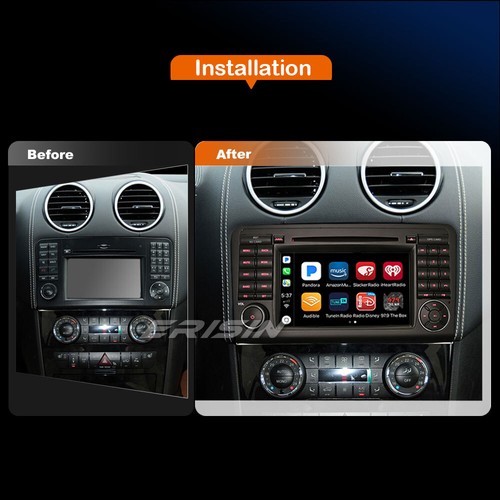 8-Core 64GB Android 14 Autoradio DVD Mercedes Classe ML/GL W164 X164 DAB+CarPlay - Imagen 6 de 15