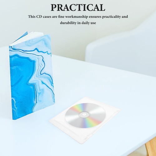 8 Pcs CD Case Travel Blank Vinyl Record Cover Boxes for Dvd Storage - 第 11/12 張圖片