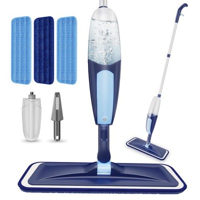 Spray Mops For Floor Cleaning Microfiber Wood Floor Mop Spray Mop With 3 Reusabl