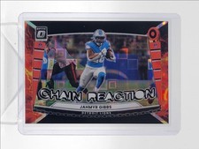 JAHMYR GIBBS 2025 DONRUSS OPTIC CHAIN REACTION BLACK PANDORA /149 Q6198