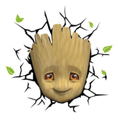 Marvel 3D LED Licht Baby Groot Gesicht 3D Puzzle-brandneu versiegelt