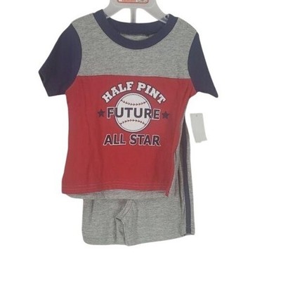Toddler Boys Quacker Jack 2-Piece Pajama Set 18M Cotton ''Future All Star'' Graphi