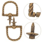 20pcs Vintage Drawer Pull Handle - Zinc Alloy Single Hole Decorative Cabinet