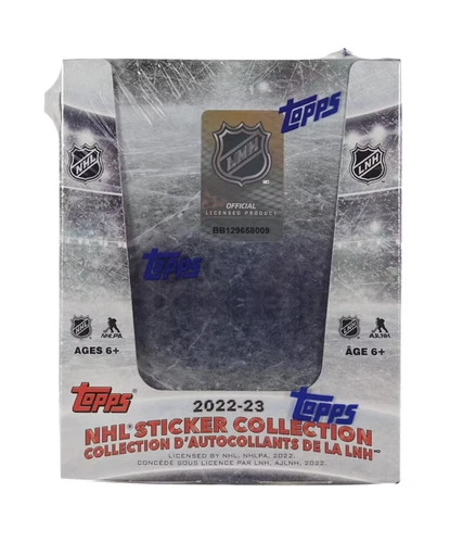 2022-23 Topps NHL Sticker Collection Box FACTORY SEALED - Free Shipping