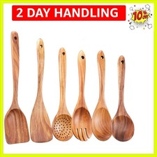 Wooden Kitchen Utensils Set, E Wooden Spoons for Cooking,Wooden Cooking Utens...