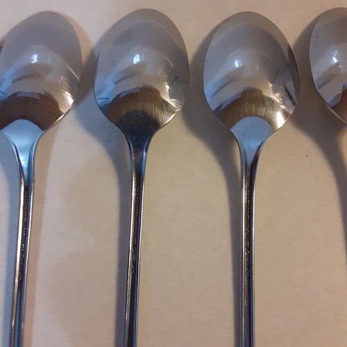 ONEIDA SUMMER MIST/AUTUMN GLOW STAINLESS ICED TEA SPOONS LOT 8 PC Flatware - Picture 10 of 12