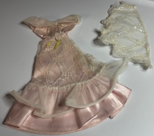 Vintage Barbie Superstar Era 1977 Pink & White Lights The Night Dress #9738 VGC - Picture 4 of 15