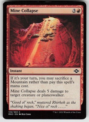 Mine Collapse 135 Common Modern Horizons 2 Magic: The Gathering Near Mint
