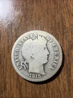 1915 Barber Liberty Head Dime 90% silver Actual coin Very Good Coin (FM)