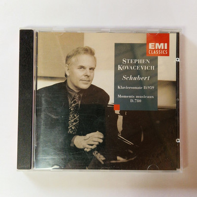 Stephen Kovacevich Schubert Klaviersonate D.959 Moments Musicaux D.780 CD EMI