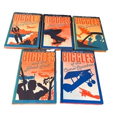 Biggles Bundle 1980s H/Bs Books Dean Flies Again Air Detective Black Peril