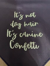 Dog bandana tie on, neck , collar