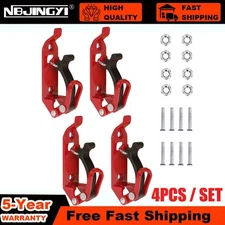 4PCS Shovel Holder for Truck,Shovel Mount for Roof Rack Adjusts Metal Rubber Axe