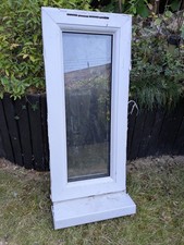 UPVC Double Glazed Window White 650x280mm