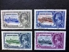 1935 British Guiana Silver Jubilee used set