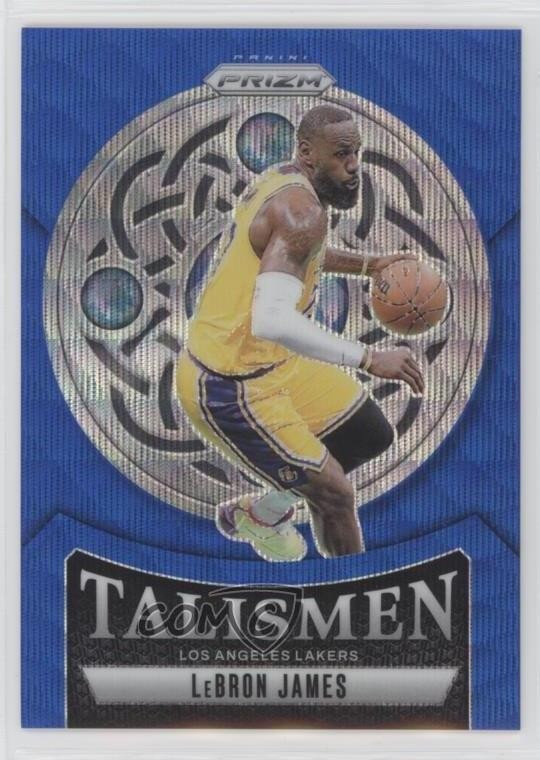 2024-25 Panini Prizm Talismen Blue Wave Prizm 115/175 LeBron James #5 7y2