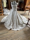 Showstopper Ian Stuart Wedding Dress Silver 12 14 Lumiere