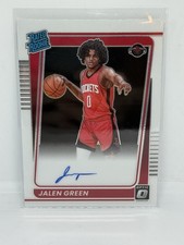 2021-22 Panini Donruss Optic Jalen Green Autograph #159 Auto