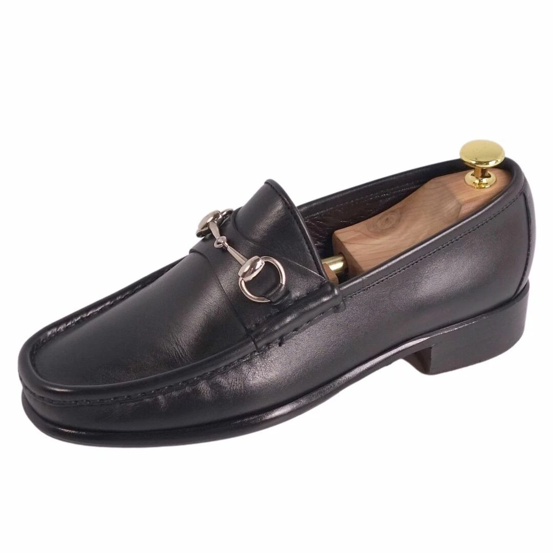 Gucci Mocassini Mocassino Horsebit Scarpe Pelle Uomo 40E (equivalente Usato0