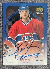 1999-00 Upper Deck Retro McDonald's Signature Collection Saku Koivu Auto /500