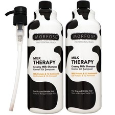 Morfose Reach Milk Therapy Creamy 2 x 1000 ml Shampoo Set
