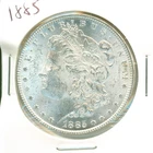 What a gorgeous 1885 Morgan uncirculated dollar.