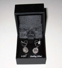 Macy's Diamant Kreis Ohrhänger 1/4 ct. tw Sterlingsilber NEU