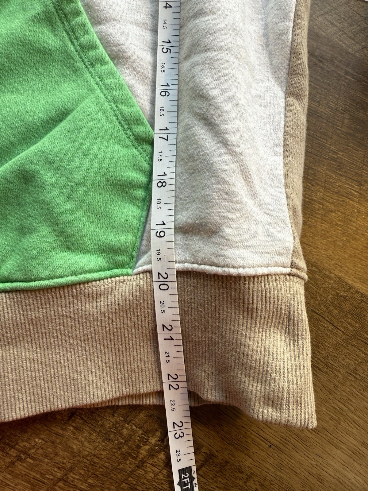 Champion Hoodie Pullover Patchwork Colorblock Siz… - image 9