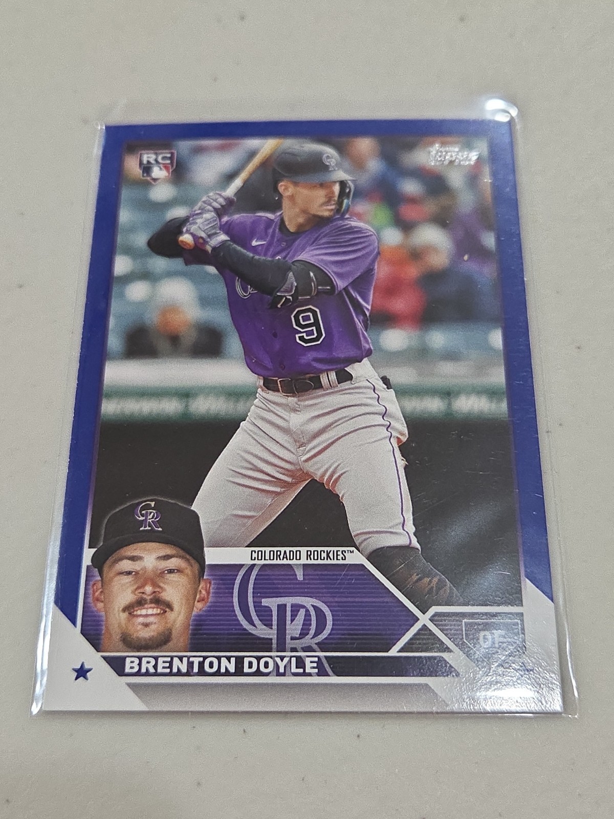 Brenton Doyle 2023 Topps Update Royal Blue Rookie RC Card #US314