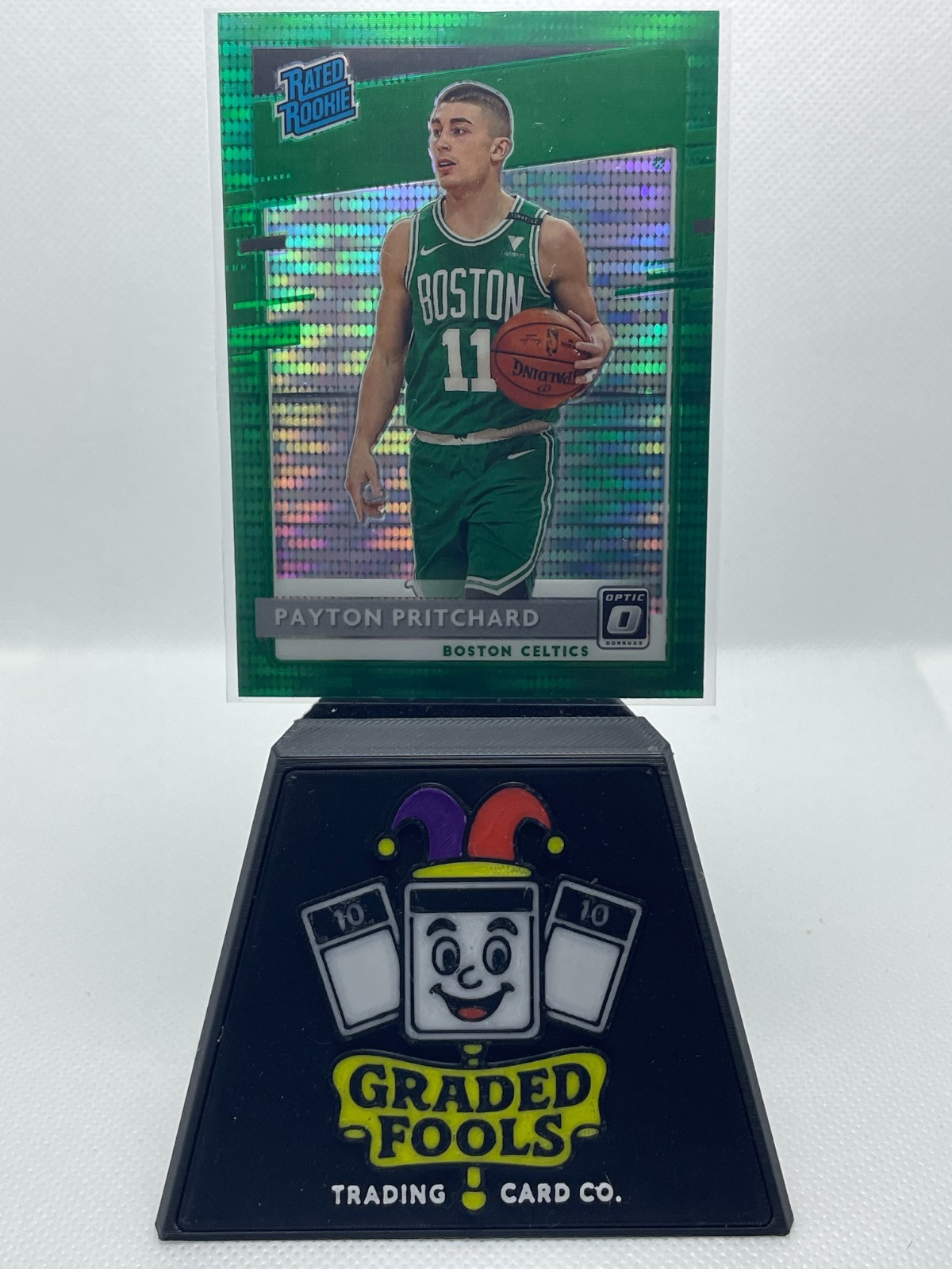 2020 Optic #176 - Payton Pritchard - Green Pulsar Rated Rookie RC - Celtics
