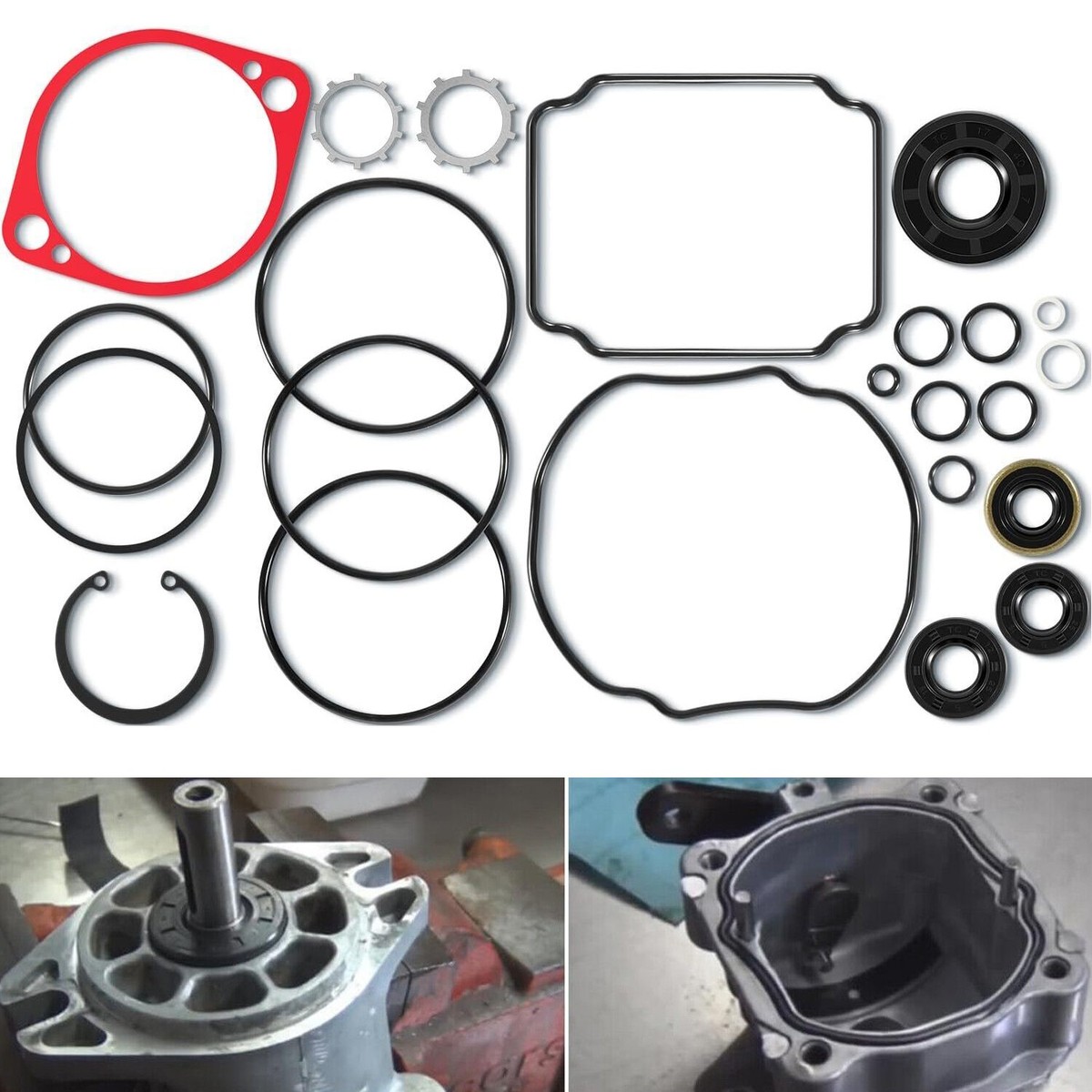Rebuilding Construction ハードカバー Pump Overhaul Seal Kit for Hydro Gear BDP-10A Pump 105-6184