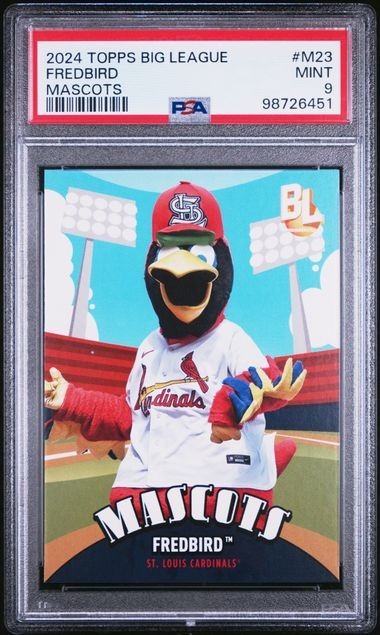 2024 Topps Big League Mascots #M23 Fredbird St. Louis Cardinals PSA 9