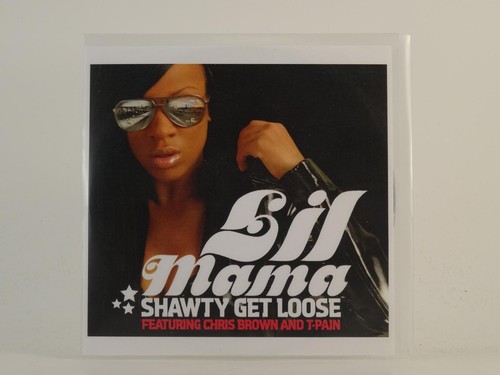 LIL MAMA FT CHRIS BROWN AND T-PAIN SHAWTY GET LOOSE (H1) 2 Track Promo CD Single