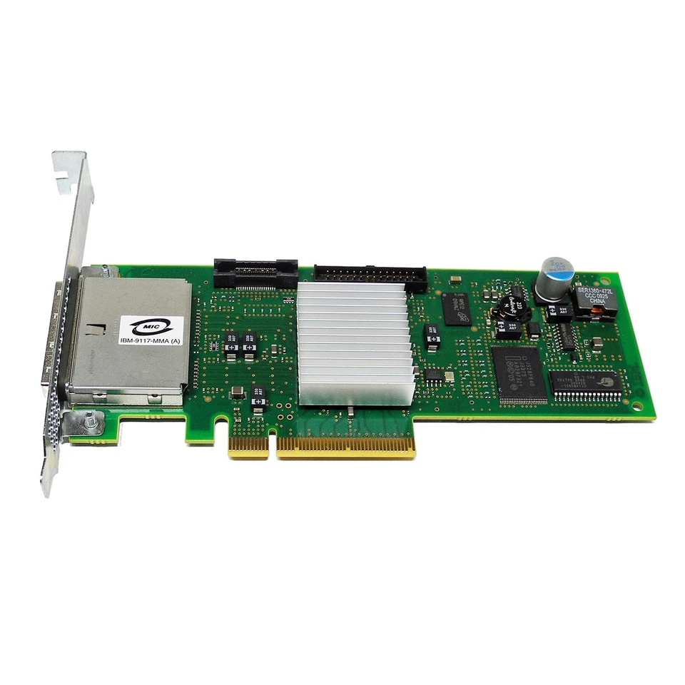 Scheda controller IBM SAS 57B3 PCIe x8 SAS Dual Port 3Gb 46K5840 - Immagine 2 di 3