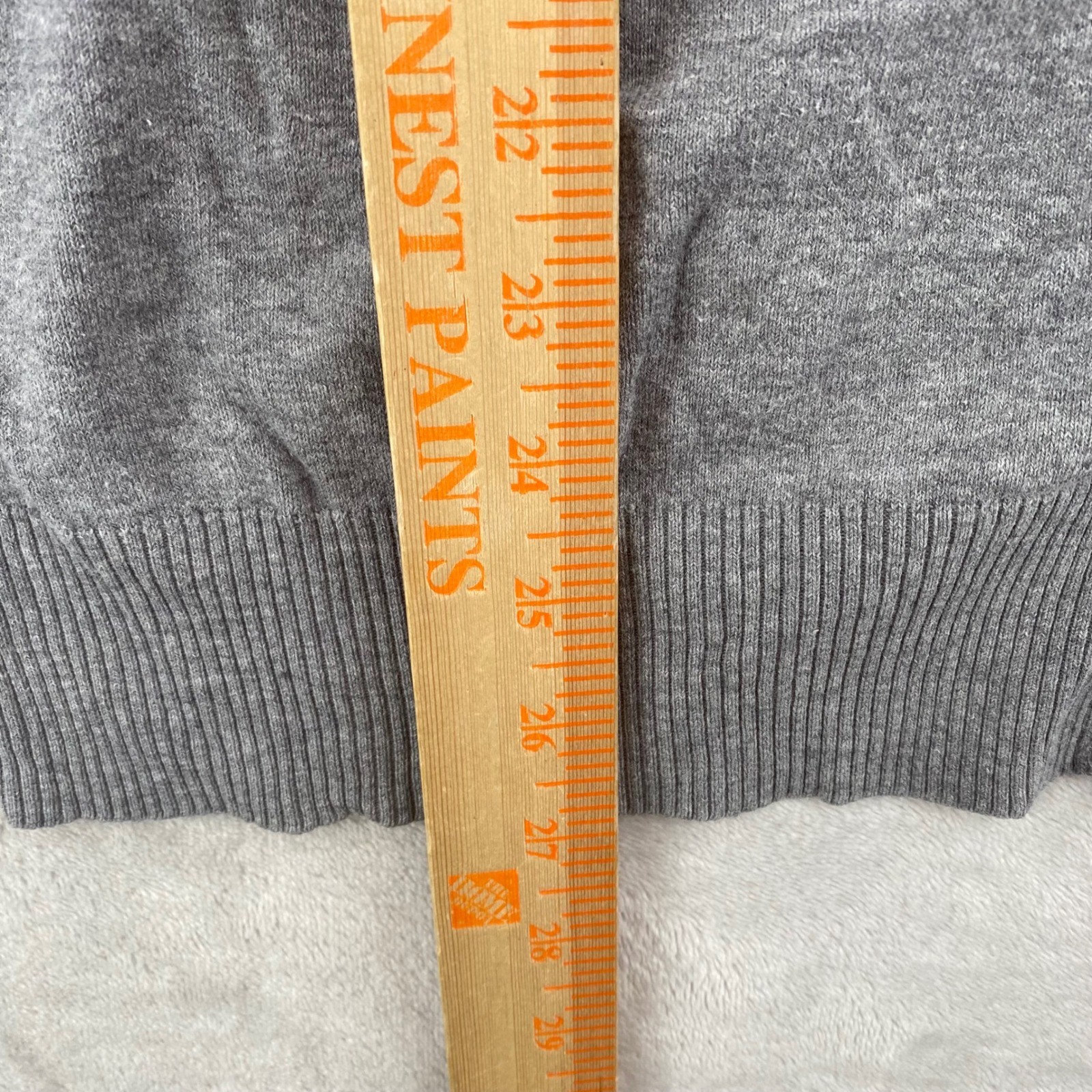 DIESEL TRICOT & CO Cardigan Sweater Grey V-Neck Knit Mens XL thumbnail 5