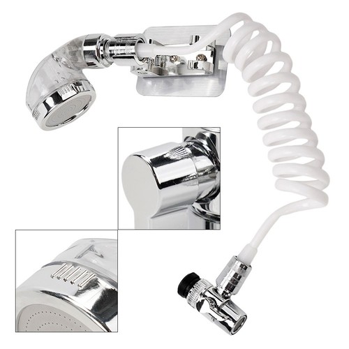 Shampoo Artifact Shower Faucet Set Washbasin Attachment Bathroom External - Foto 3 di 21