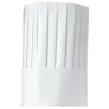 Cellucap White Paper Disposable Chef Hat - 9"H