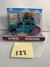 The Chevron Cars 2006 Maria Minivan Toy In Package Paper Punchouts Teal Travel